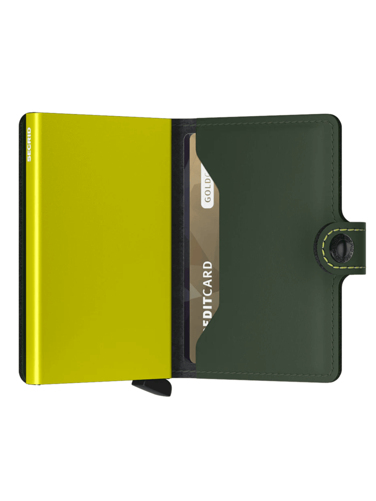 Secrid Mini Wallet Matte Green & Lime