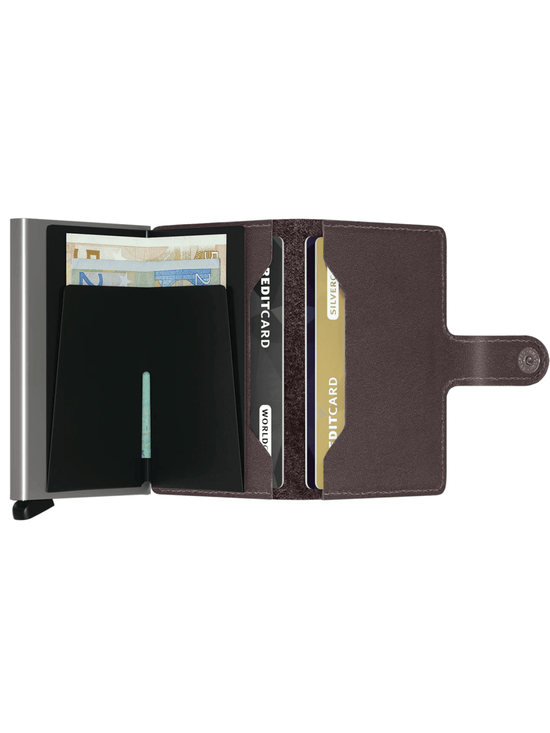 Secrid Mini Wallet Original Dark Brown