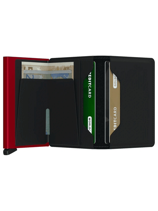 Secrid Slim Wallet Mate Black & Red