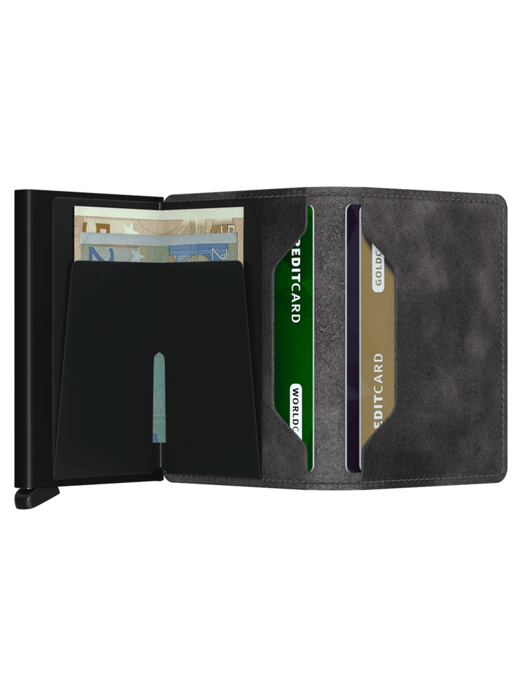 Secrid Slim Wallet Vintage Grey-Black
