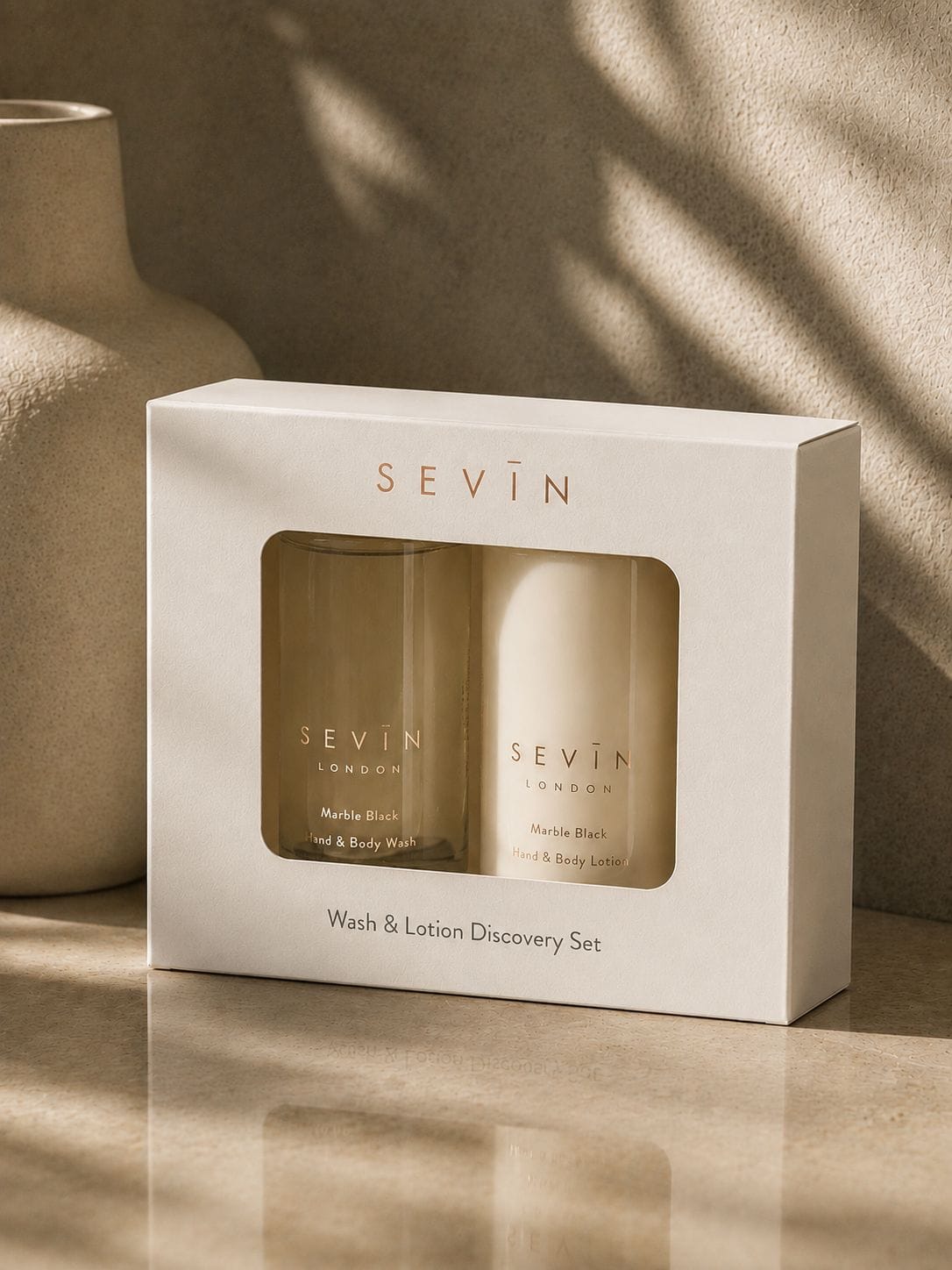 SEVIN London Bath & Body Discovery Set Porcelain White
