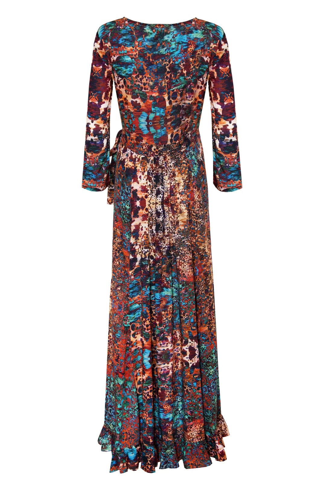 Sophia Alexia Moroccan Mirage Ruffle Wrap Dress