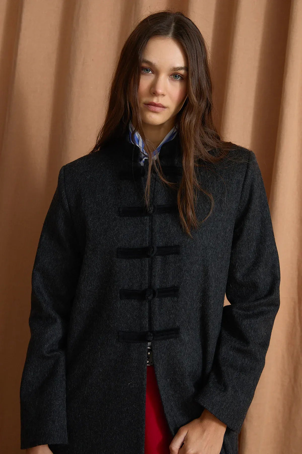 Sophie + Lucie Coats CHINISKI SHETLAND MARENGO COAT