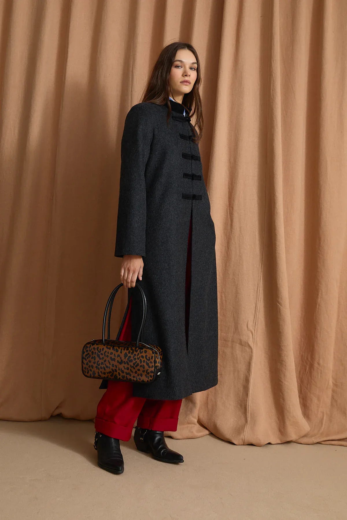 Sophie + Lucie Coats CHINISKI SHETLAND MARENGO COAT