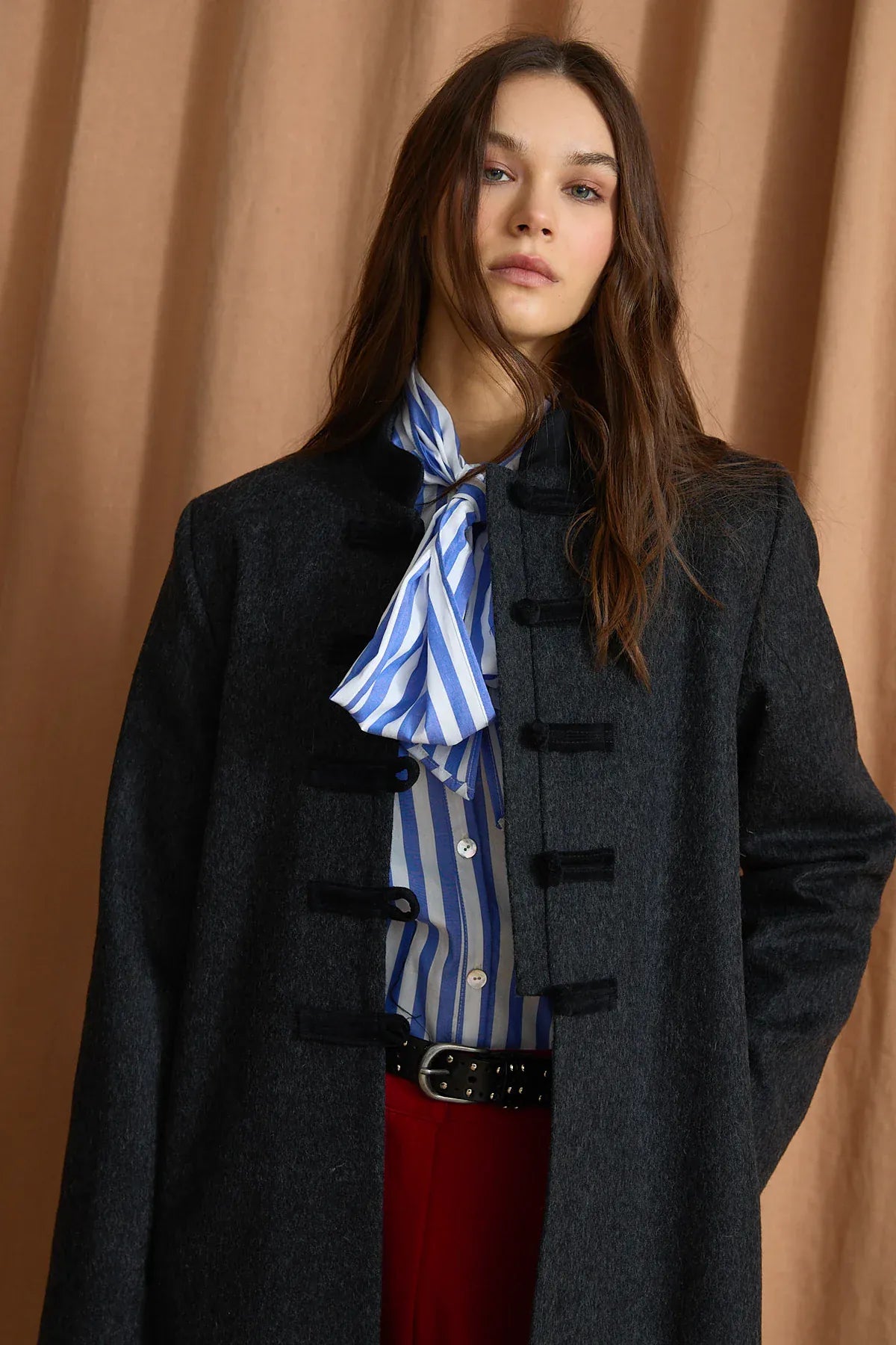 Sophie + Lucie Coats CHINISKI SHETLAND MARENGO COAT