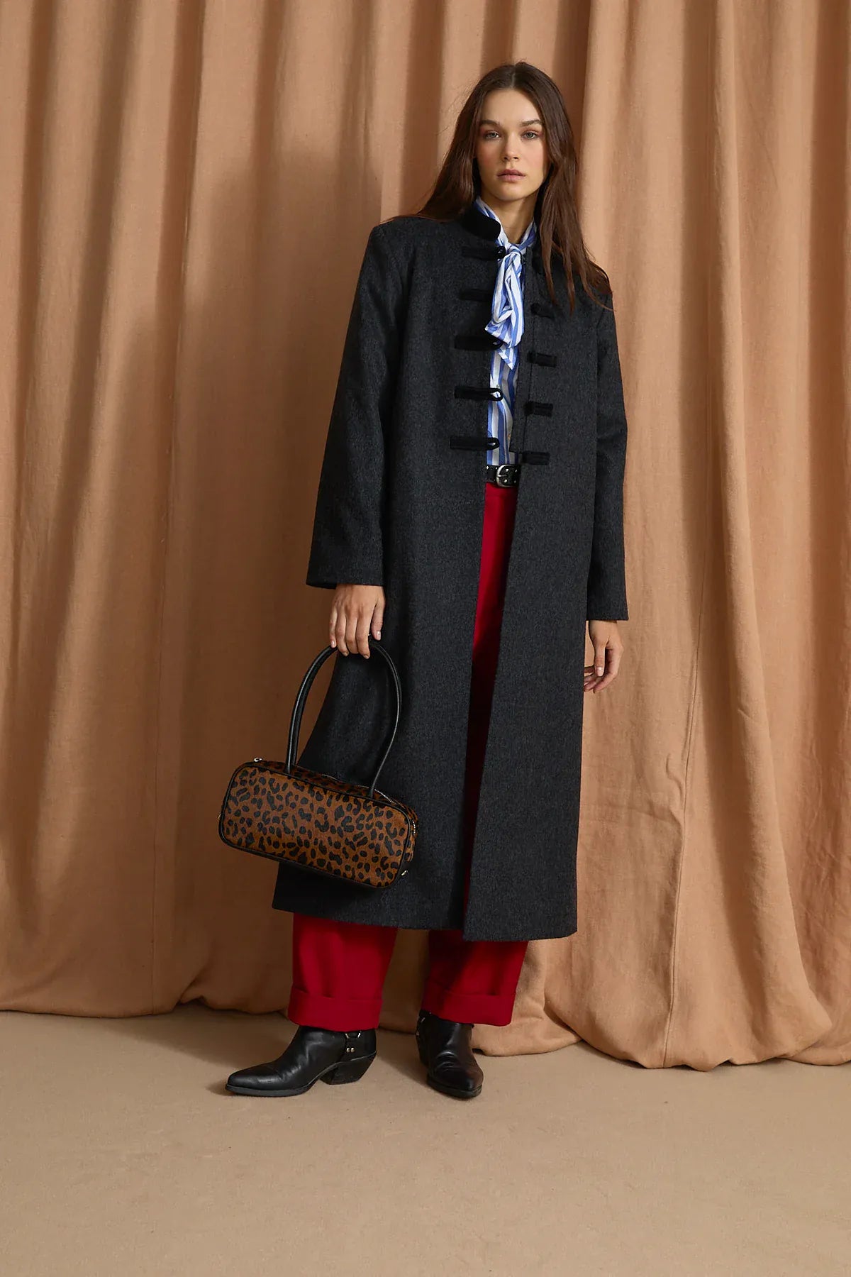 Sophie + Lucie Coats CHINISKI SHETLAND MARENGO COAT