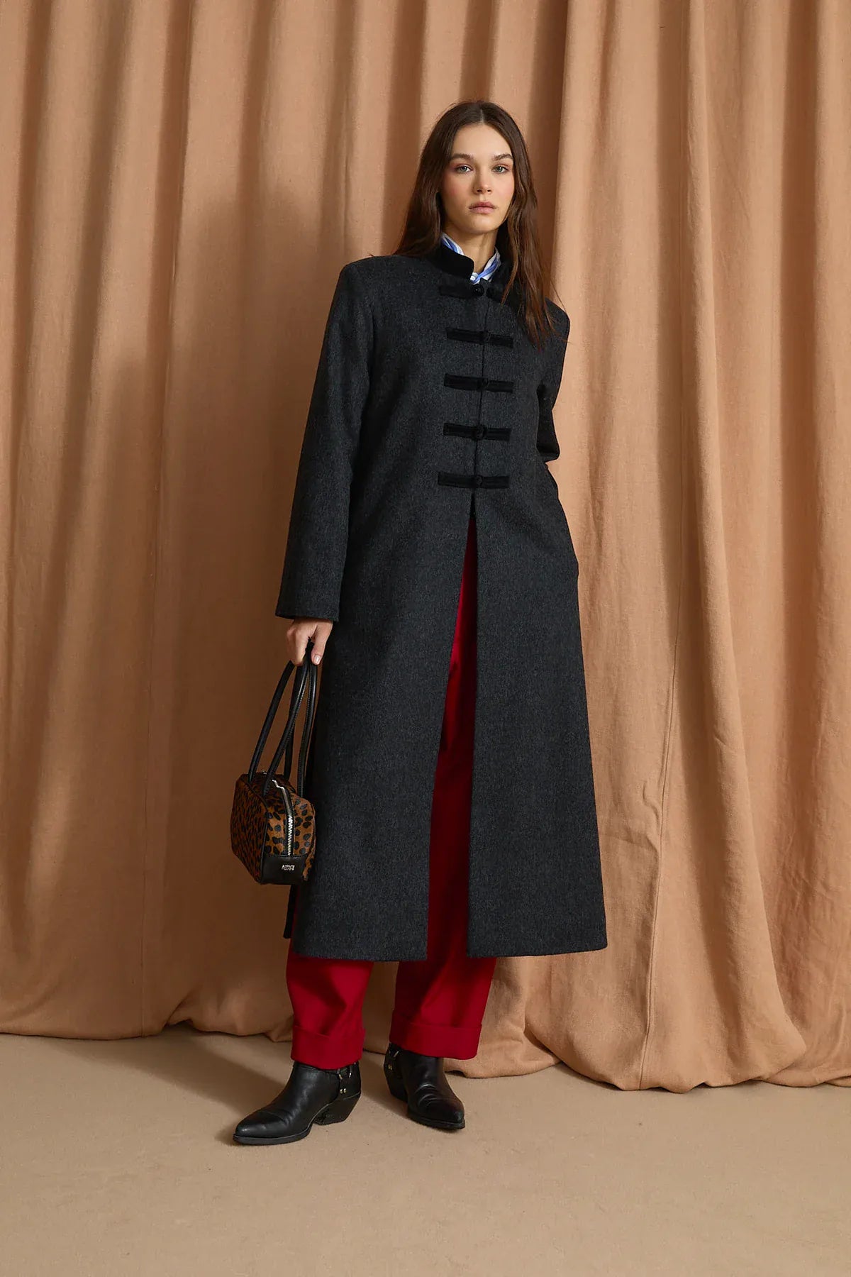 Sophie + Lucie Coats CHINISKI SHETLAND MARENGO COAT