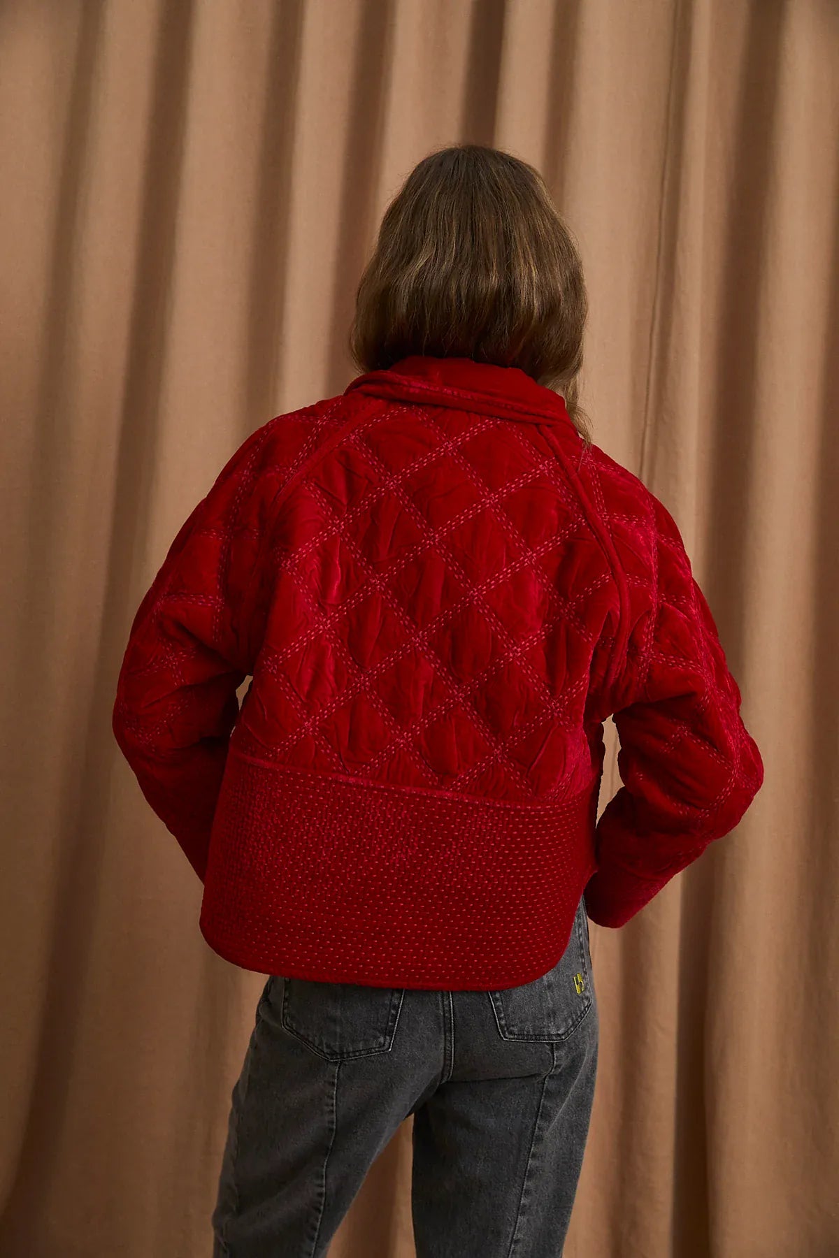 Sophie + Lucie Jackets PALOMA PADDING RED JACKET