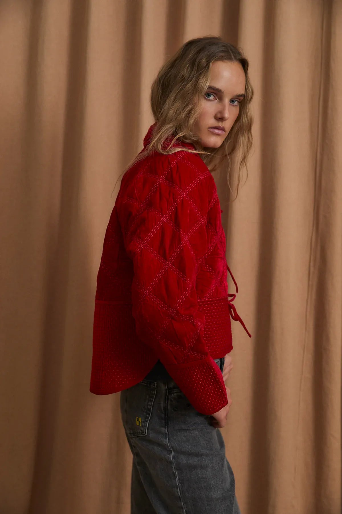 Sophie + Lucie Jackets PALOMA PADDING RED JACKET