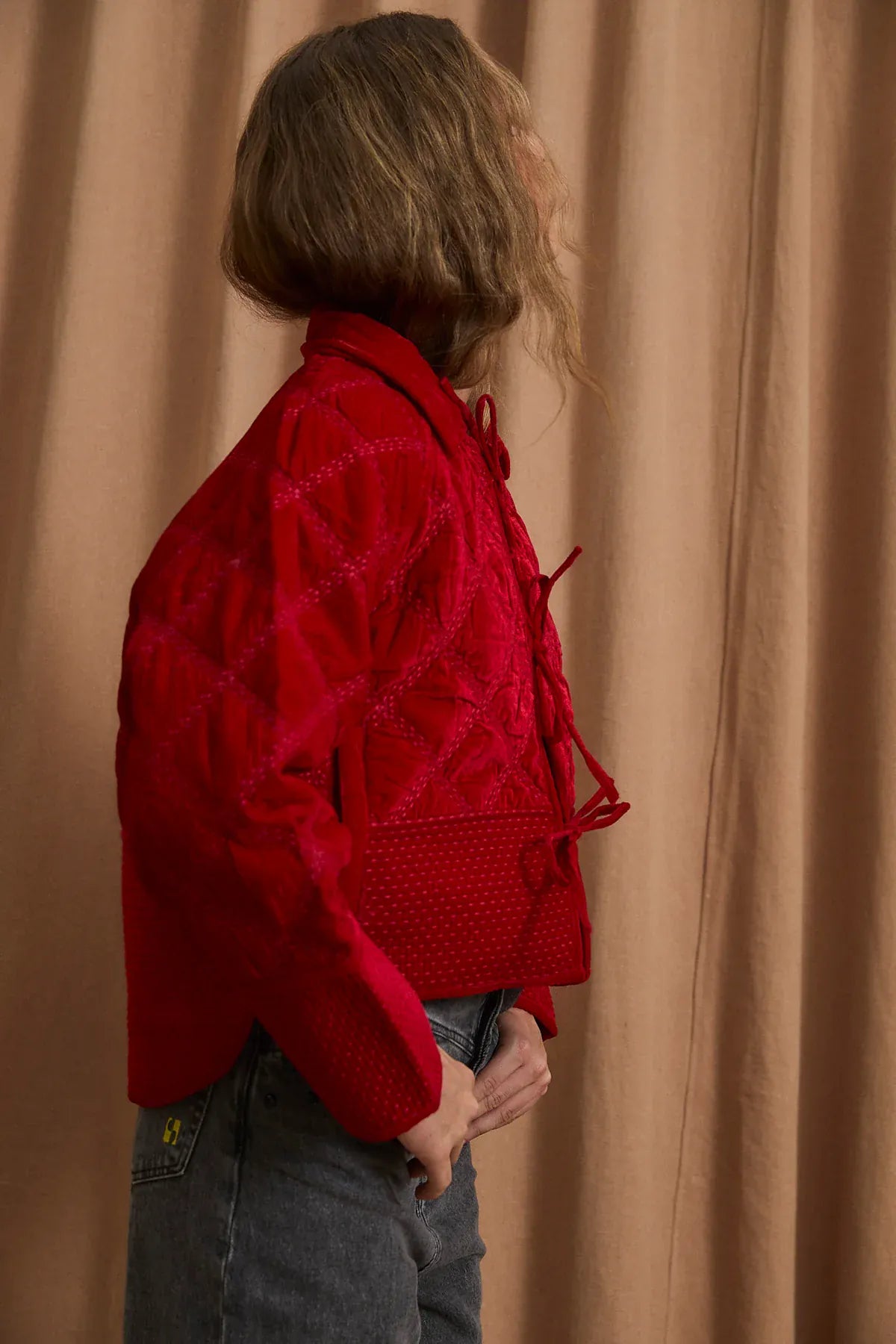 Sophie + Lucie Jackets PALOMA PADDING RED JACKET