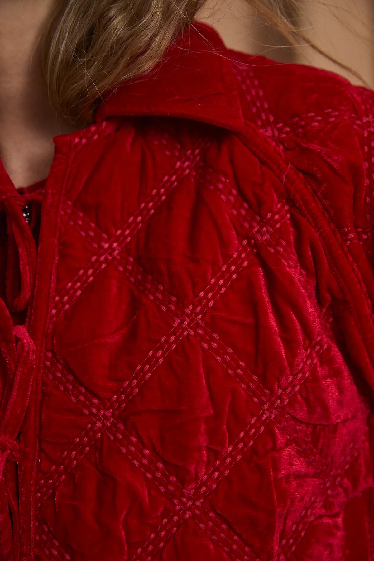 Sophie + Lucie Jackets PALOMA PADDING RED JACKET