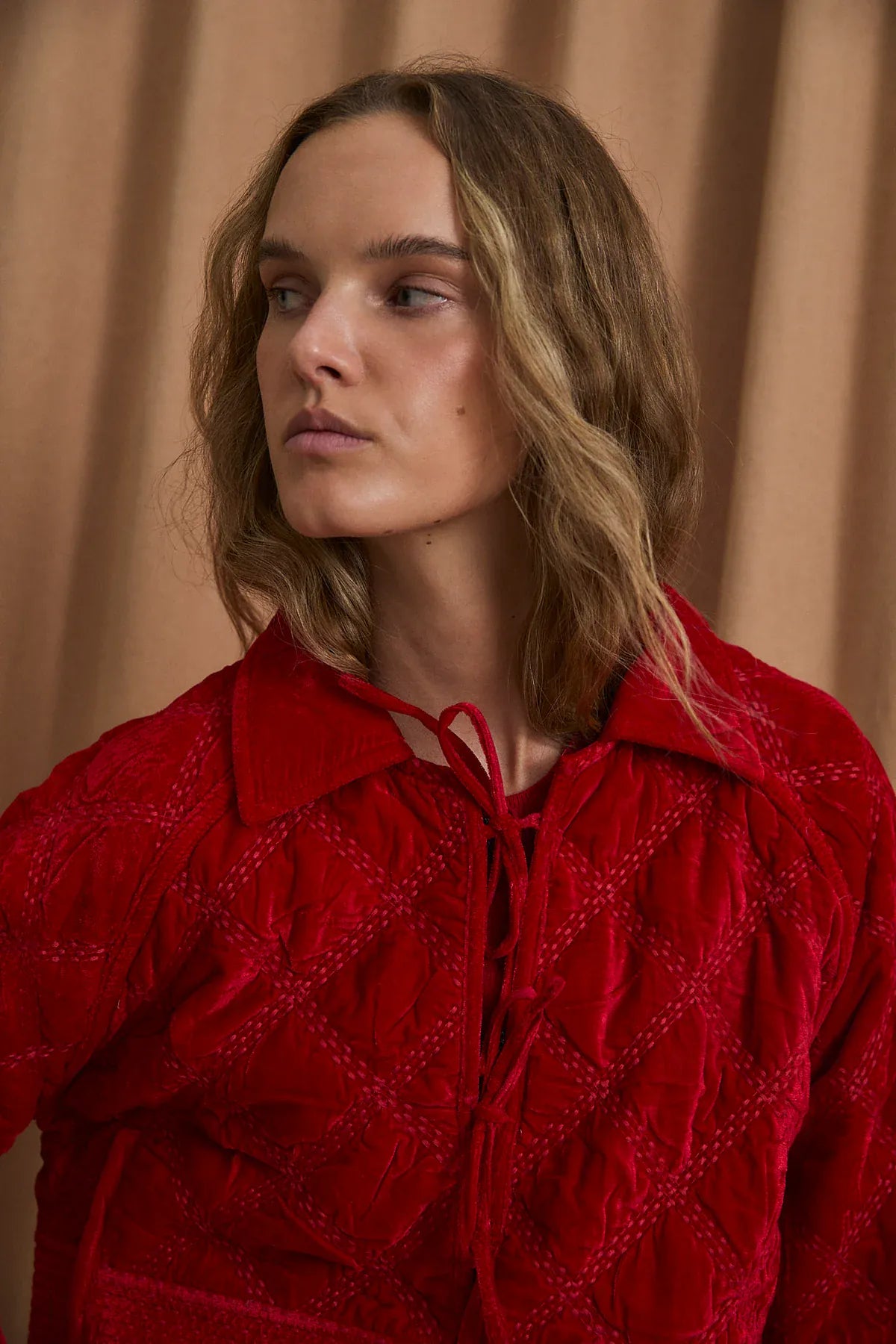 Sophie + Lucie Jackets PALOMA PADDING RED JACKET