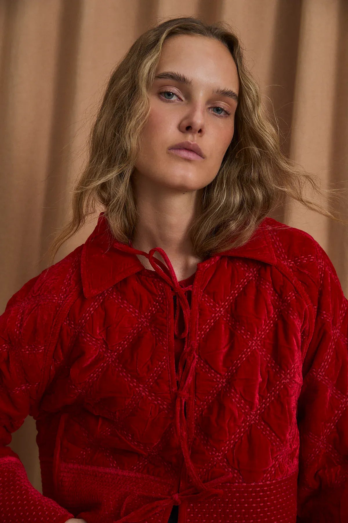Sophie + Lucie Jackets PALOMA PADDING RED JACKET