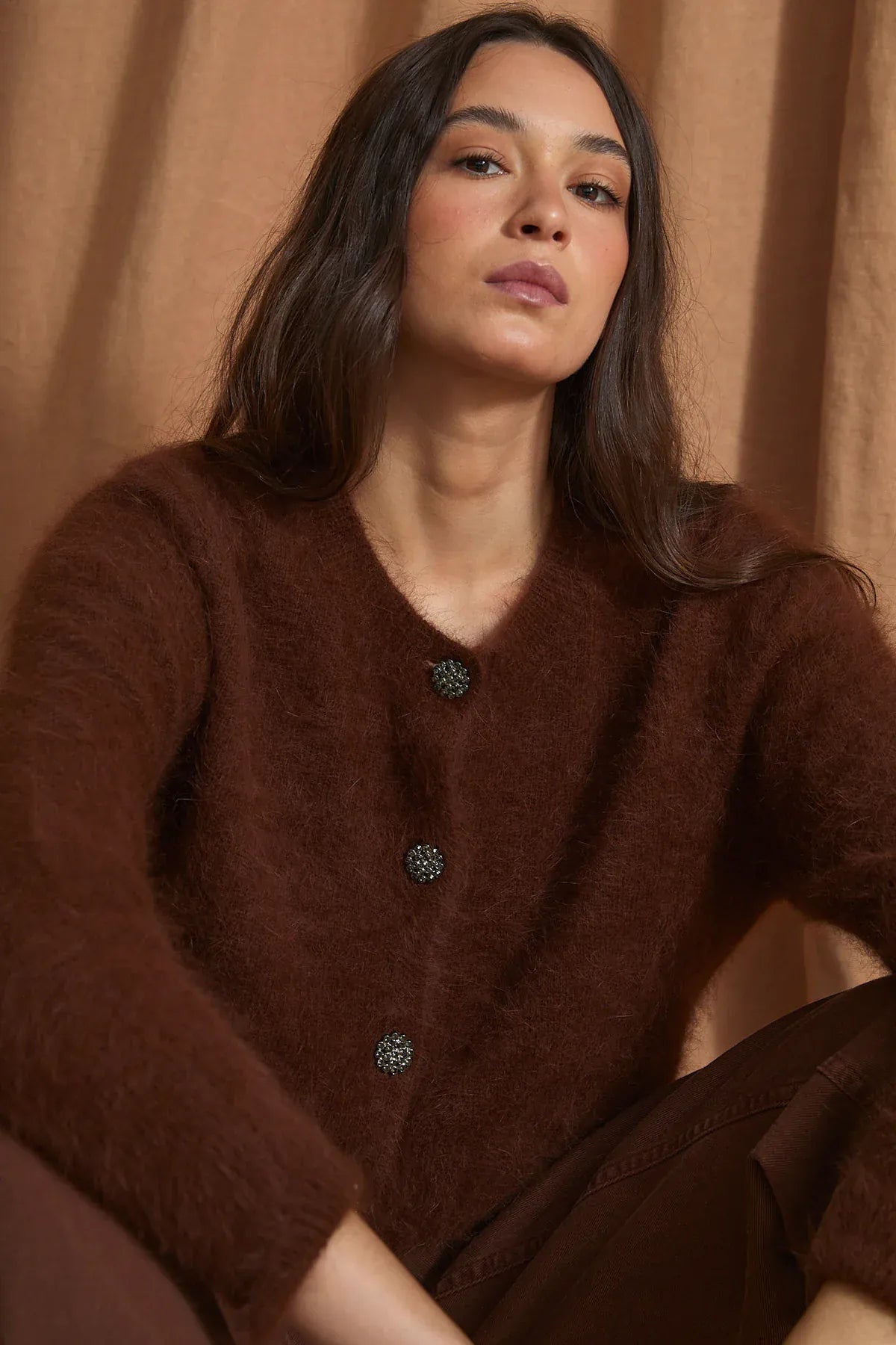Sophie + Lucie Knitwear LUISA CHOCOLATE KNIT