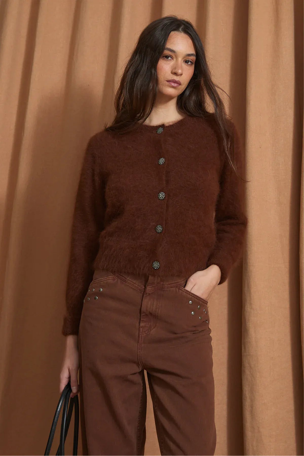 Sophie + Lucie Knitwear LUISA CHOCOLATE KNIT