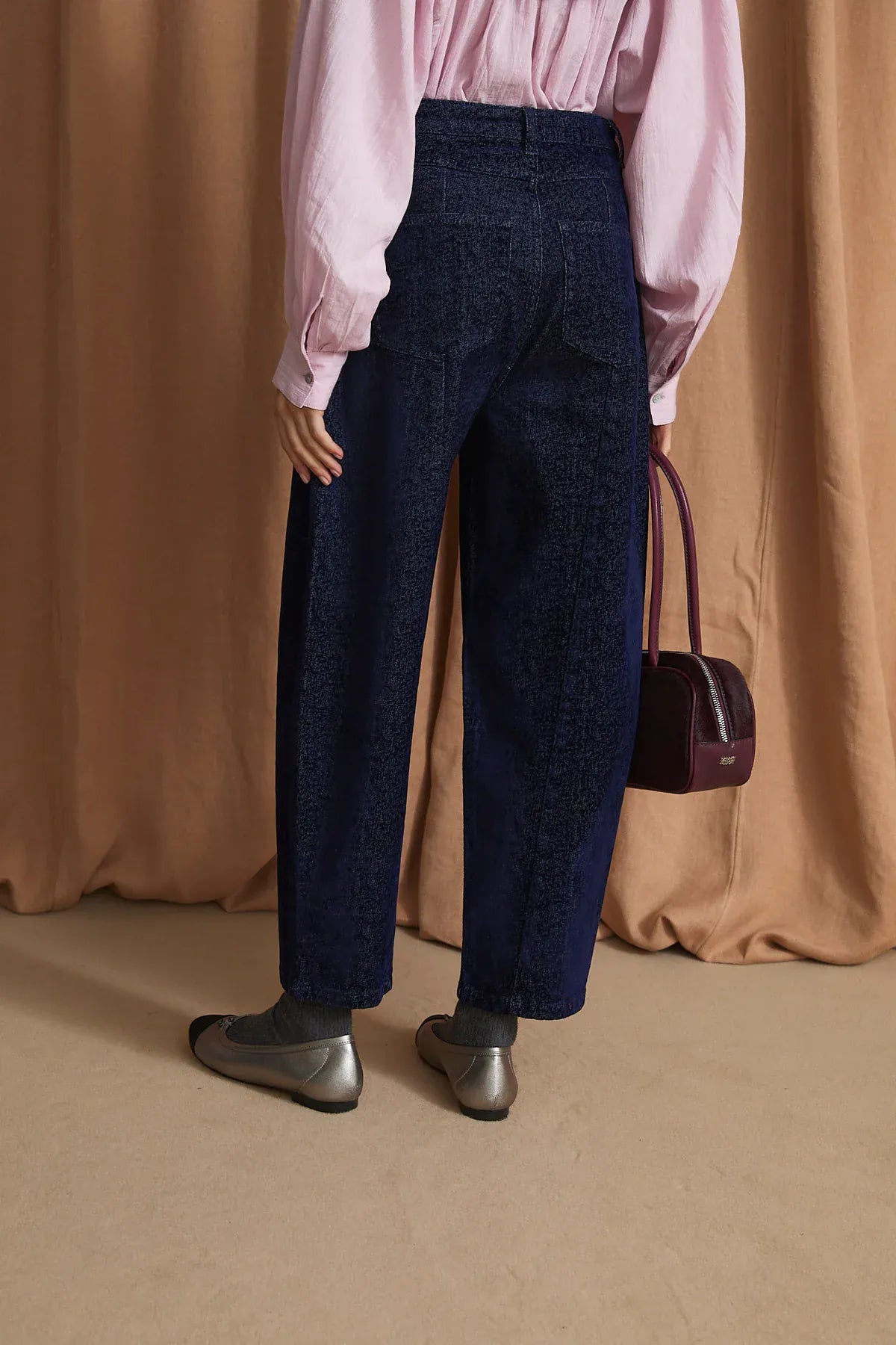 Sophie + Lucie Trousers CORSE FLOK NAVY JEANS