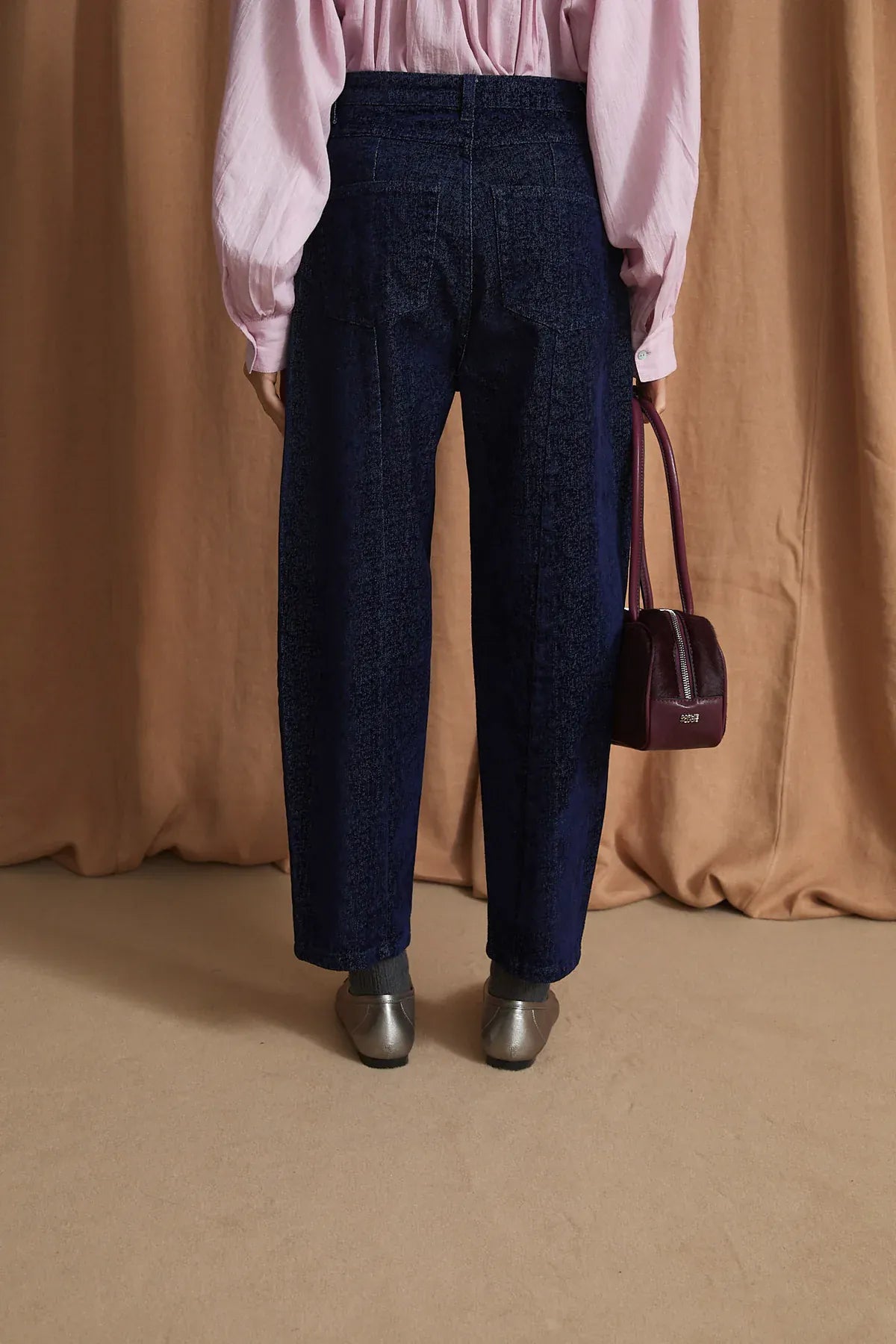Sophie + Lucie Trousers CORSE FLOK NAVY JEANS
