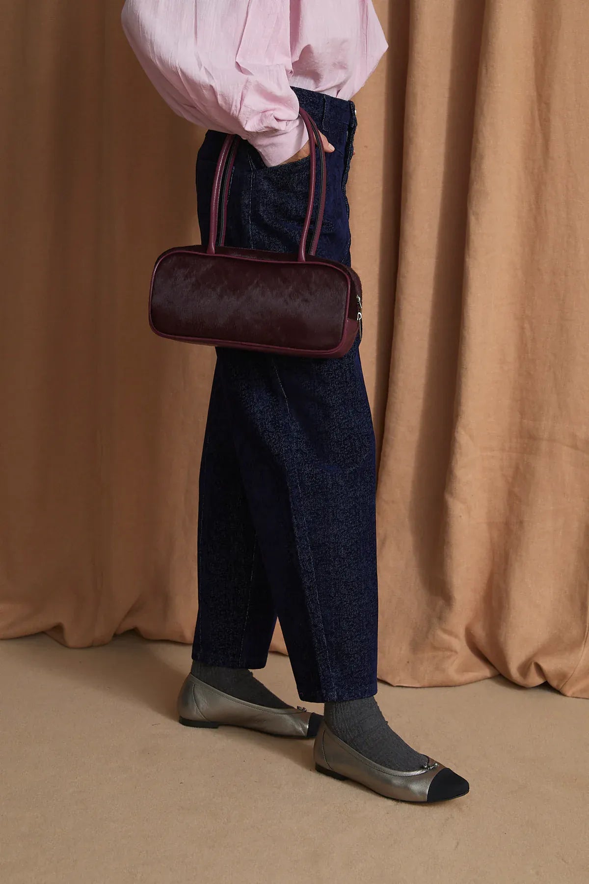 Sophie + Lucie Trousers CORSE FLOK NAVY JEANS