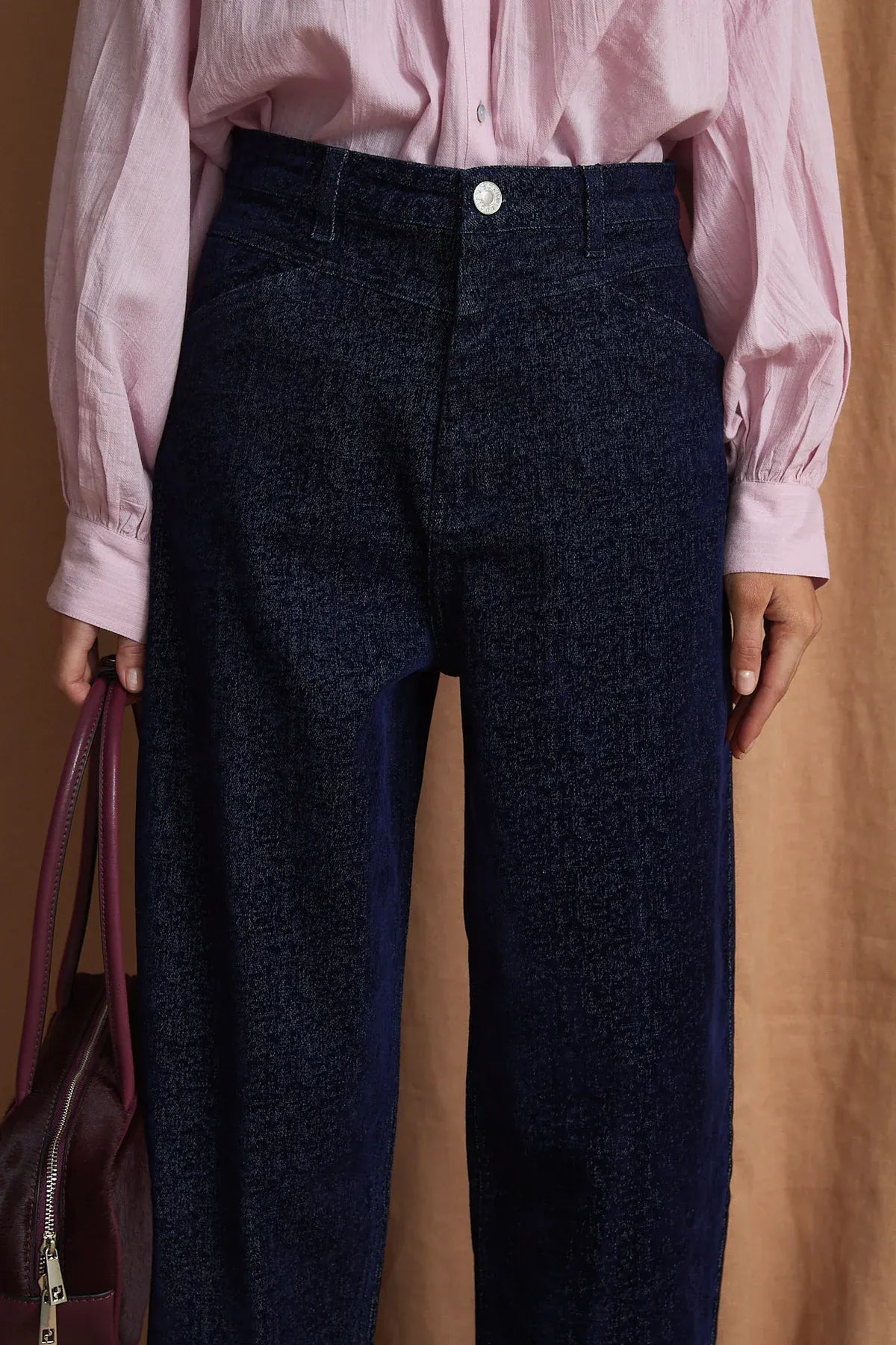 Sophie + Lucie Trousers CORSE FLOK NAVY JEANS