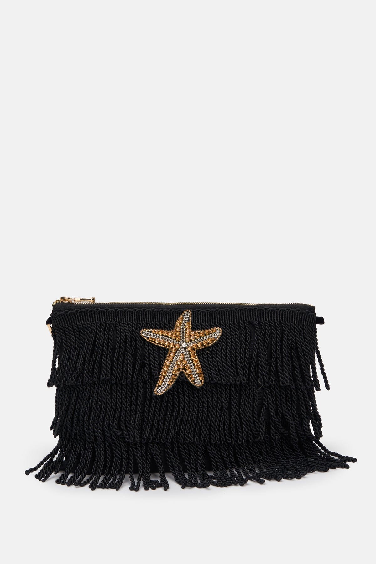 Sorena Handmade Bags Asterias Black Clutch