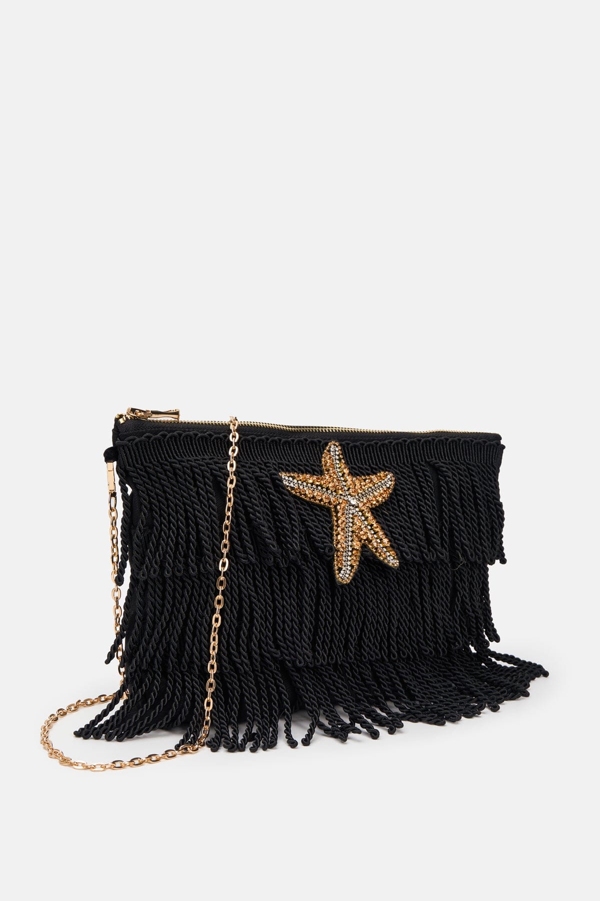 Sorena Handmade Bags Asterias Black Clutch