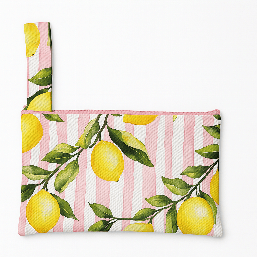 Sorena Handmade Bags Lucky Lemon Clutch