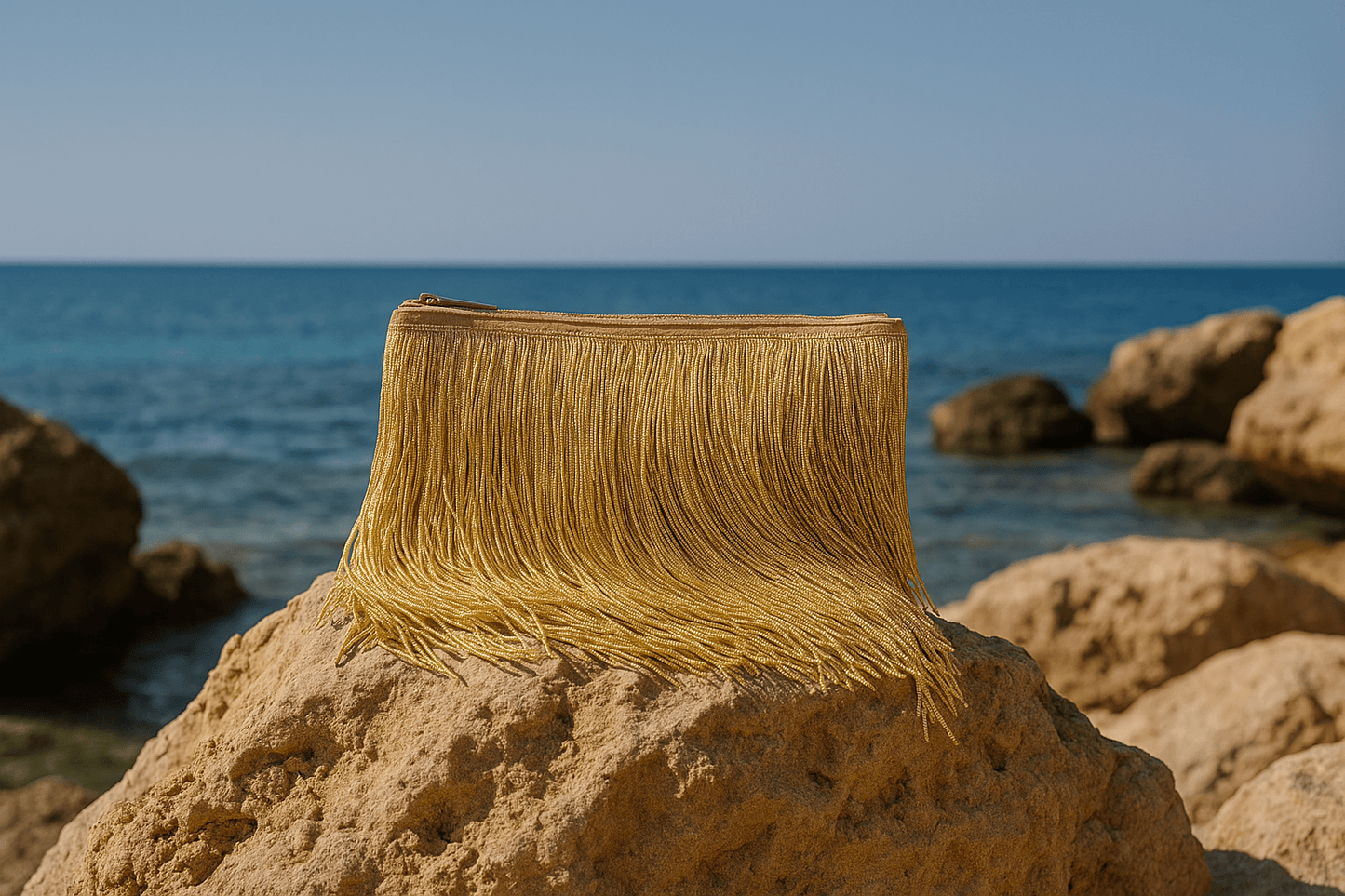 Sorena Handmade Bags Nima Clutch in Gold