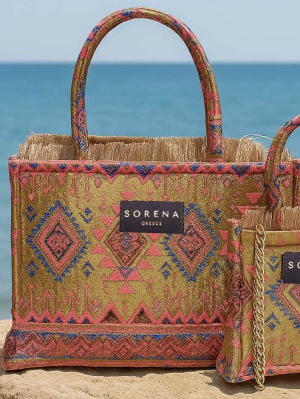 Sorena Handmade Bags Nisiotissa Medium Tote Bag