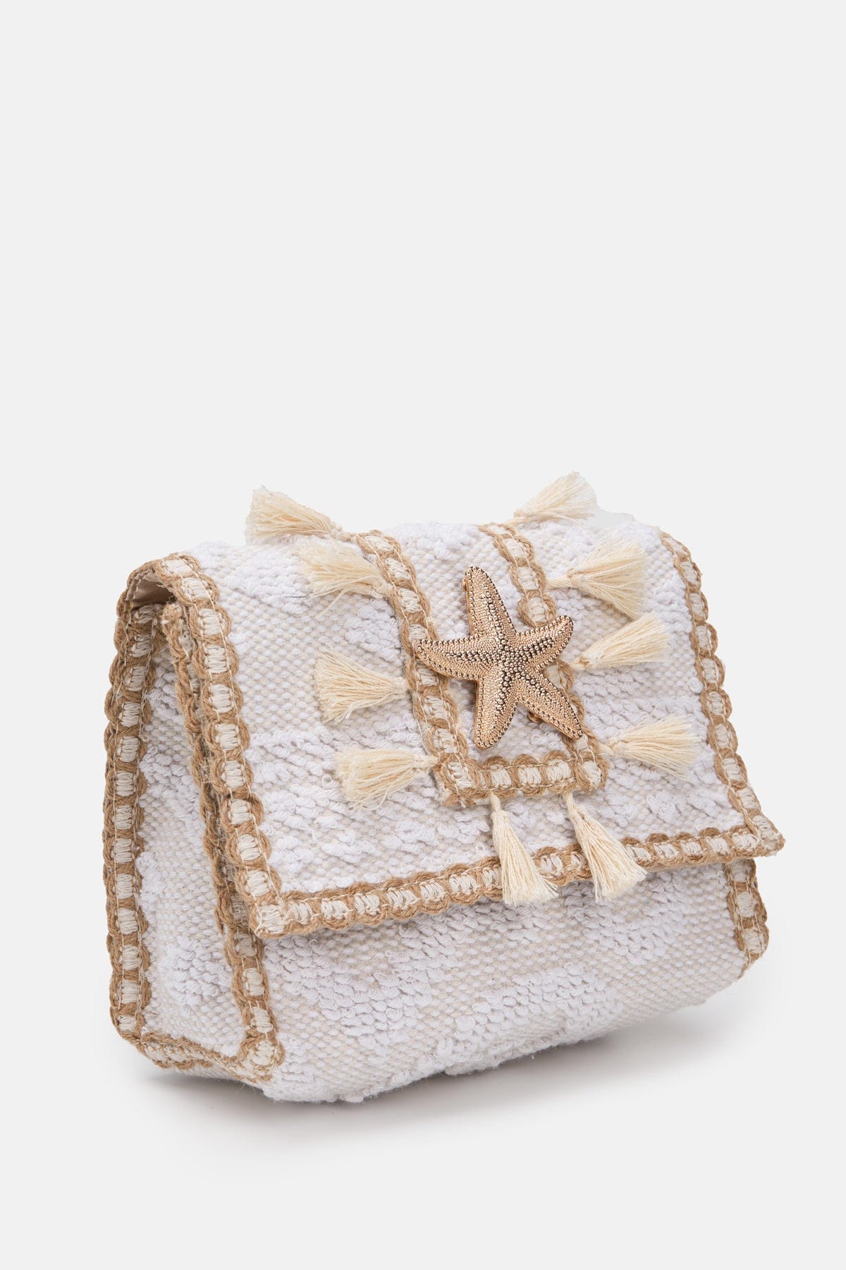 Sorena Handmade Bags Summer Kilim Bag in White