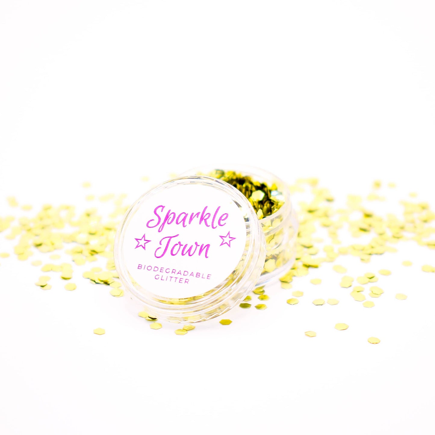 Sparkle Town Gold Extra Chunky Biodegradable Glitter - 5ml Pot
