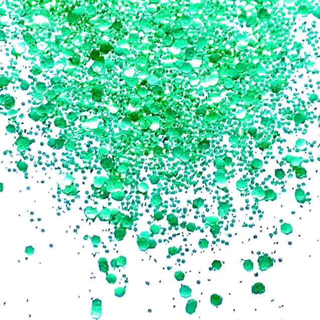 Sparkle Town Green Mix Biodegradable Glitter - 5ml Pot