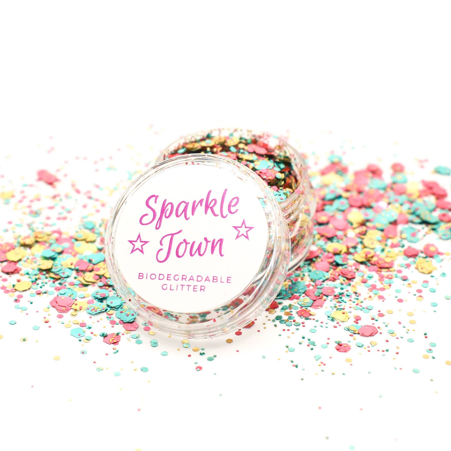 Sparkle Town Happiness Mix Biodegradable Glitter - 5ml Pot