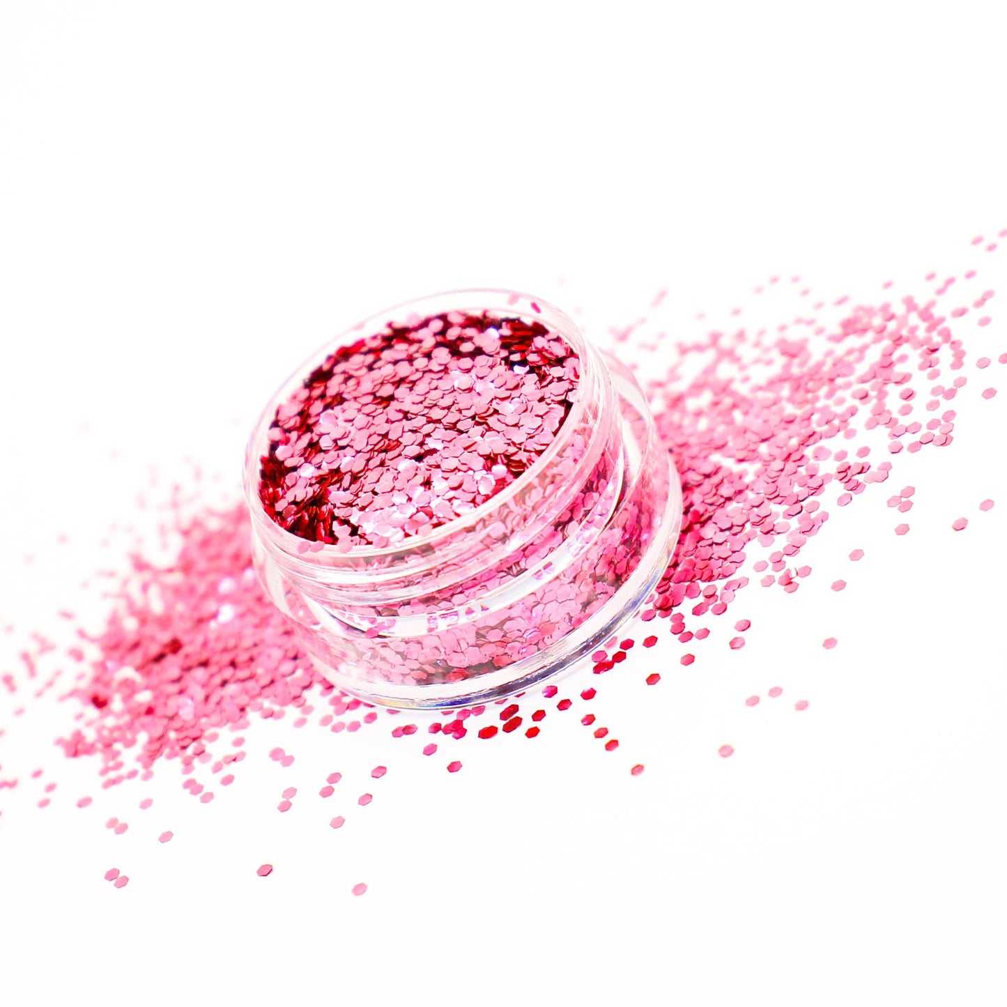 Sparkle Town Rose Pink Chunky Biodegradable Glitter - 5ml Pot