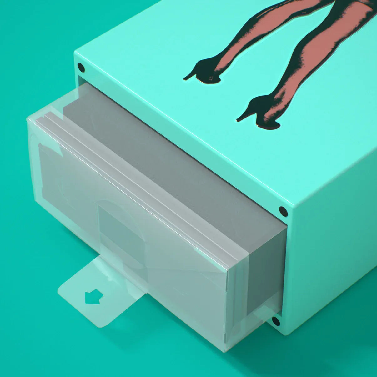 Spextrum Home Tissue Up Box Marilyn in Turquoise