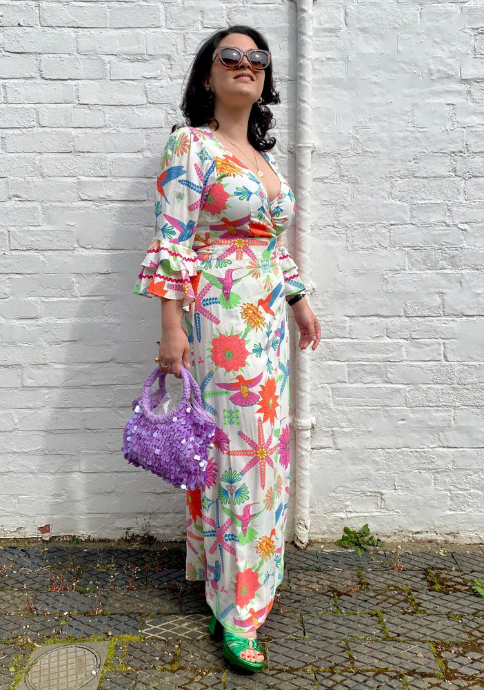 Jonie Dress Moss White