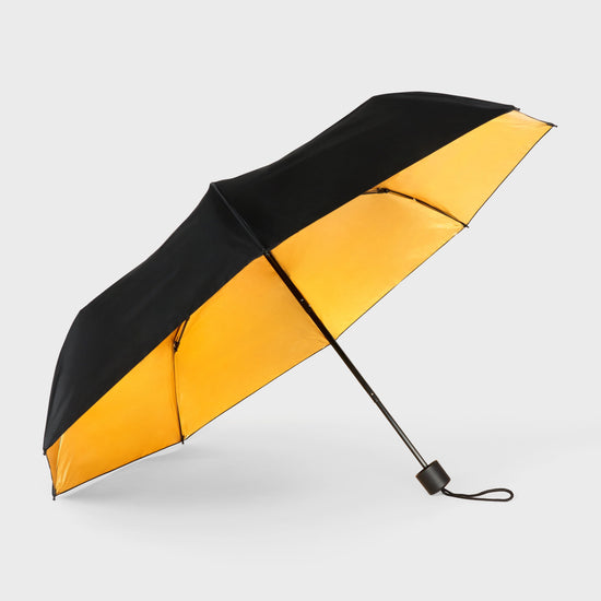 Suck UK Accessories Black & Gold Umbrella