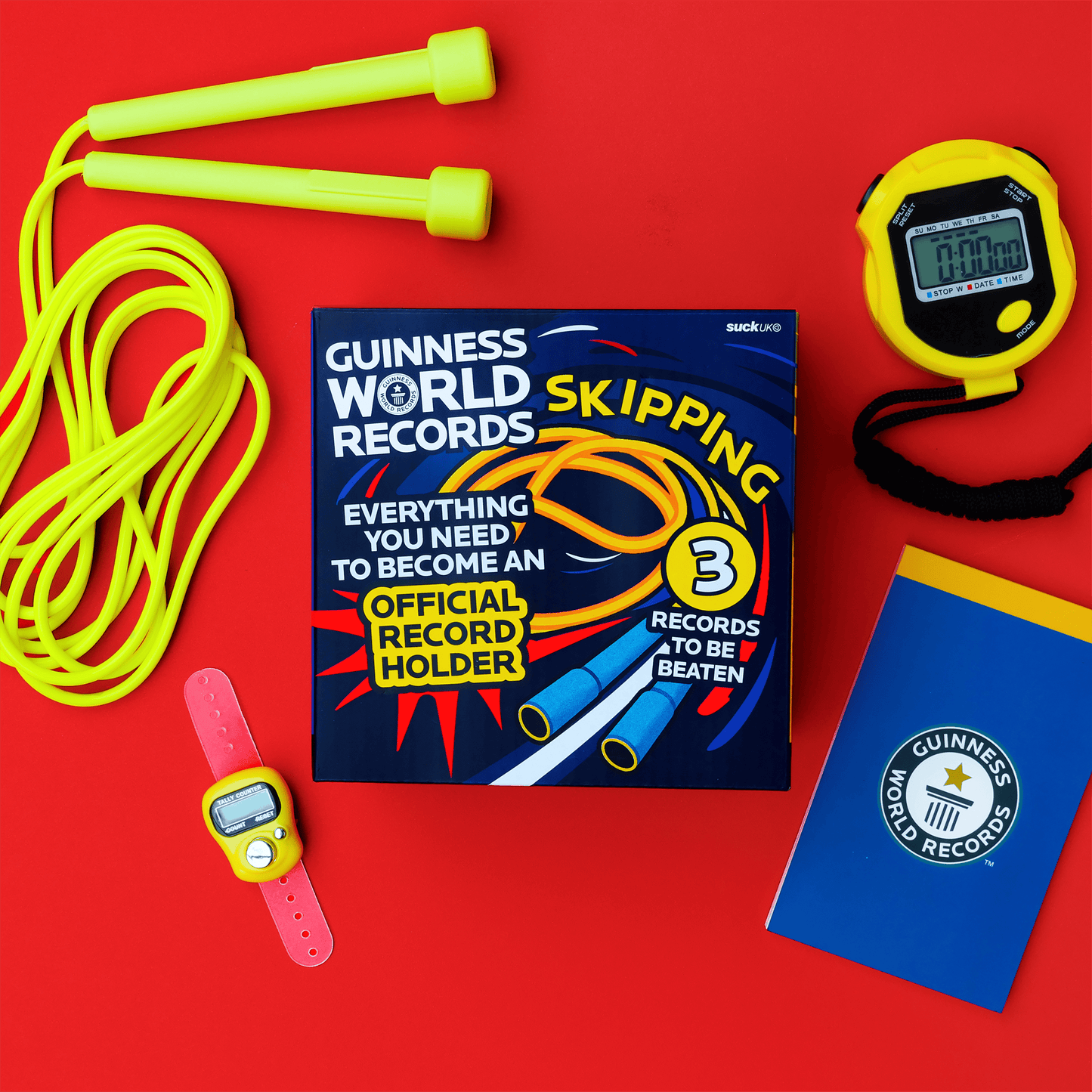 Suck UK Games Skipping Record Breaker Kit