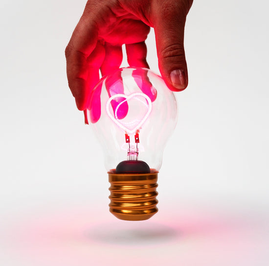 Suck UK Lighting Cordless Heart Lightbulb