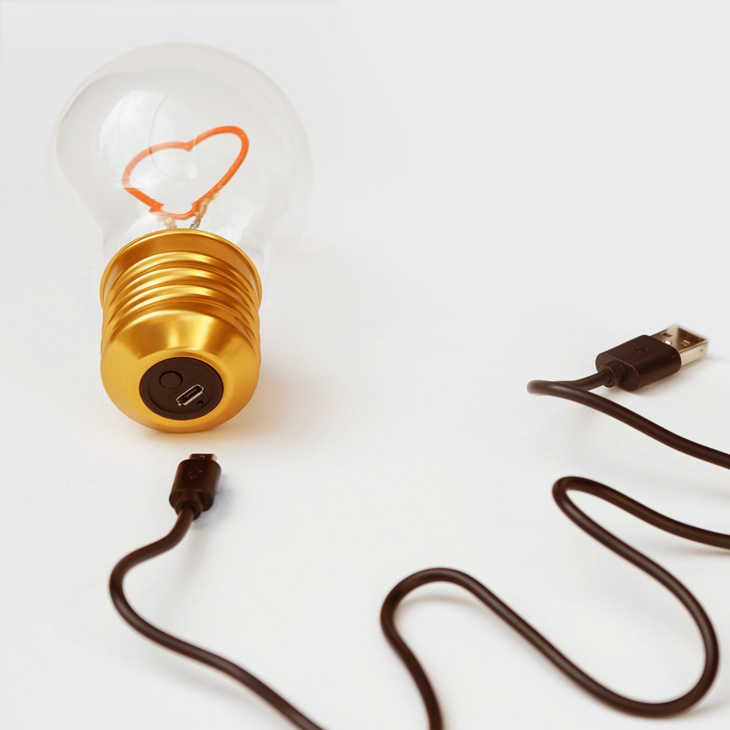 Suck UK Lighting Cordless Heart Lightbulb