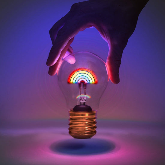 Suck UK Lighting Cordless Rainbow Lightbulb