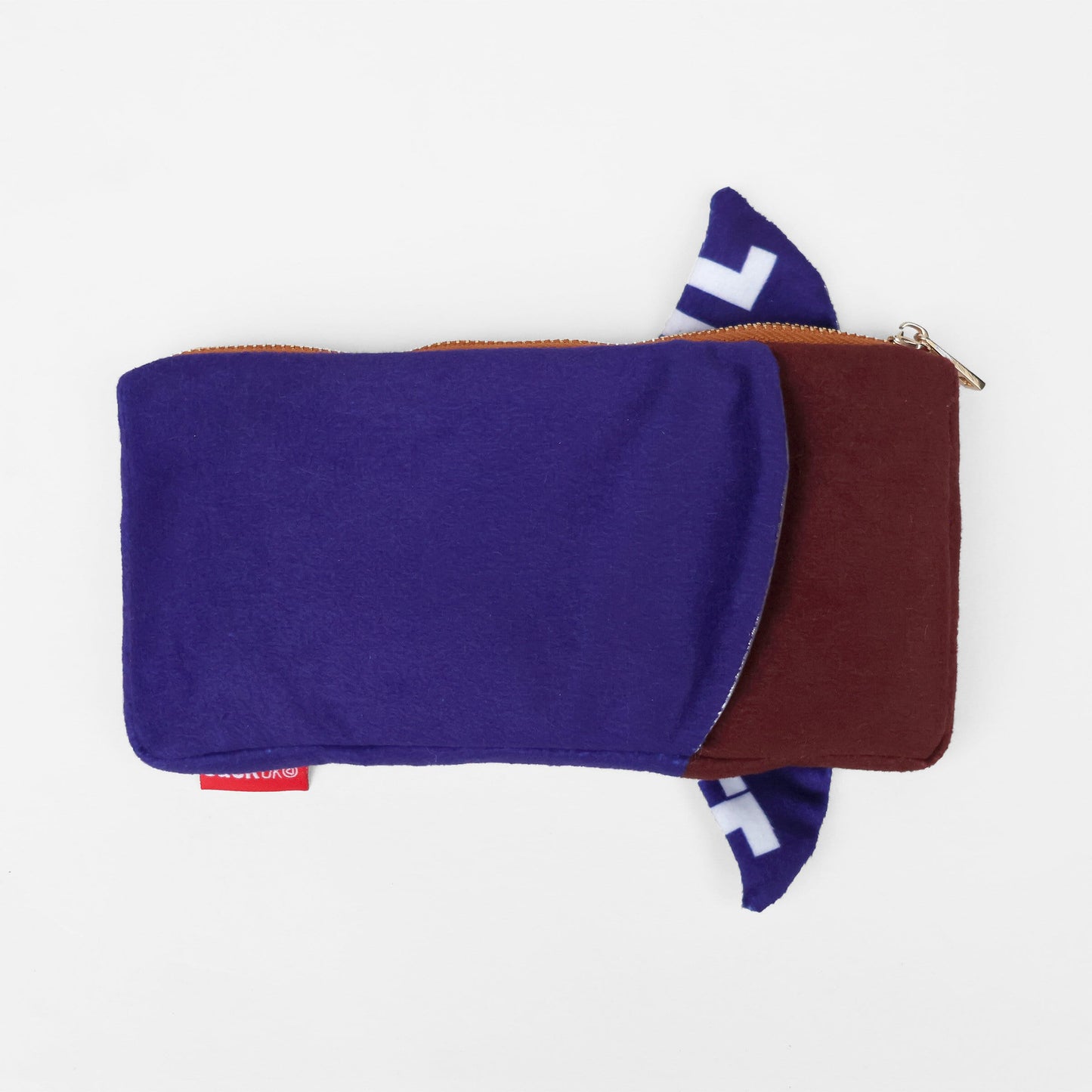 Suck UK Pencil Case Plush Chocolate Zip Pouch