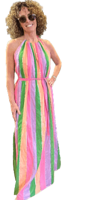 Sundress Dresses Marla Dress Stripes & Sequins