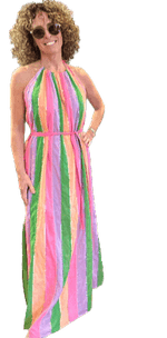 Sundress Dresses Marla Dress Stripes & Sequins