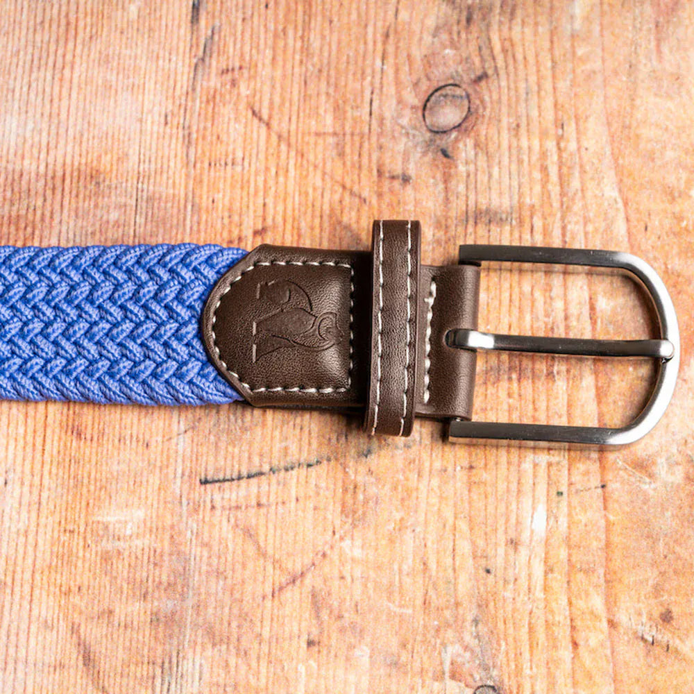 Swole Panda Belts Woven Belt - Sky Blue