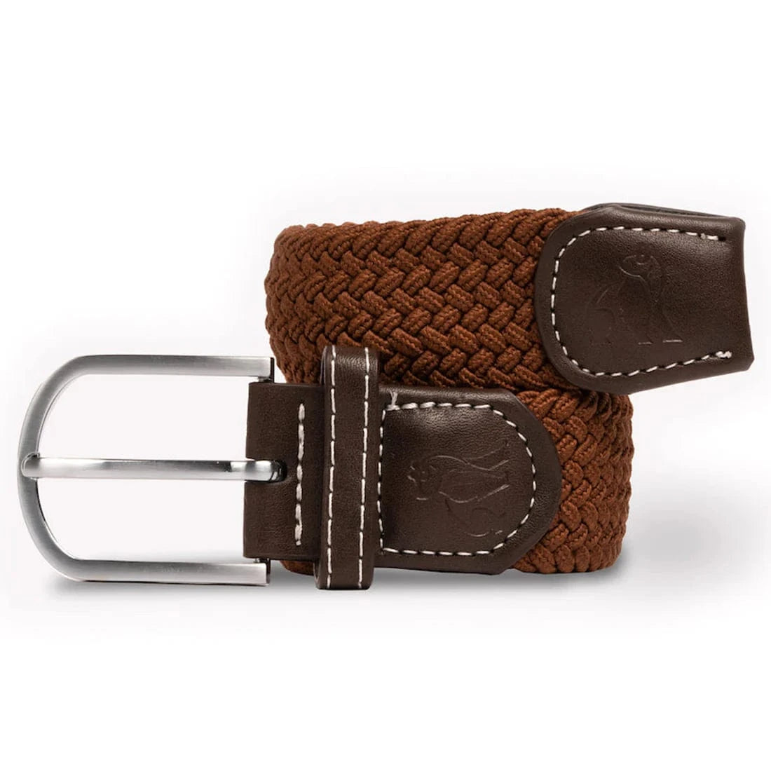 Swole Panda Mens Belts Brown Woven Belt