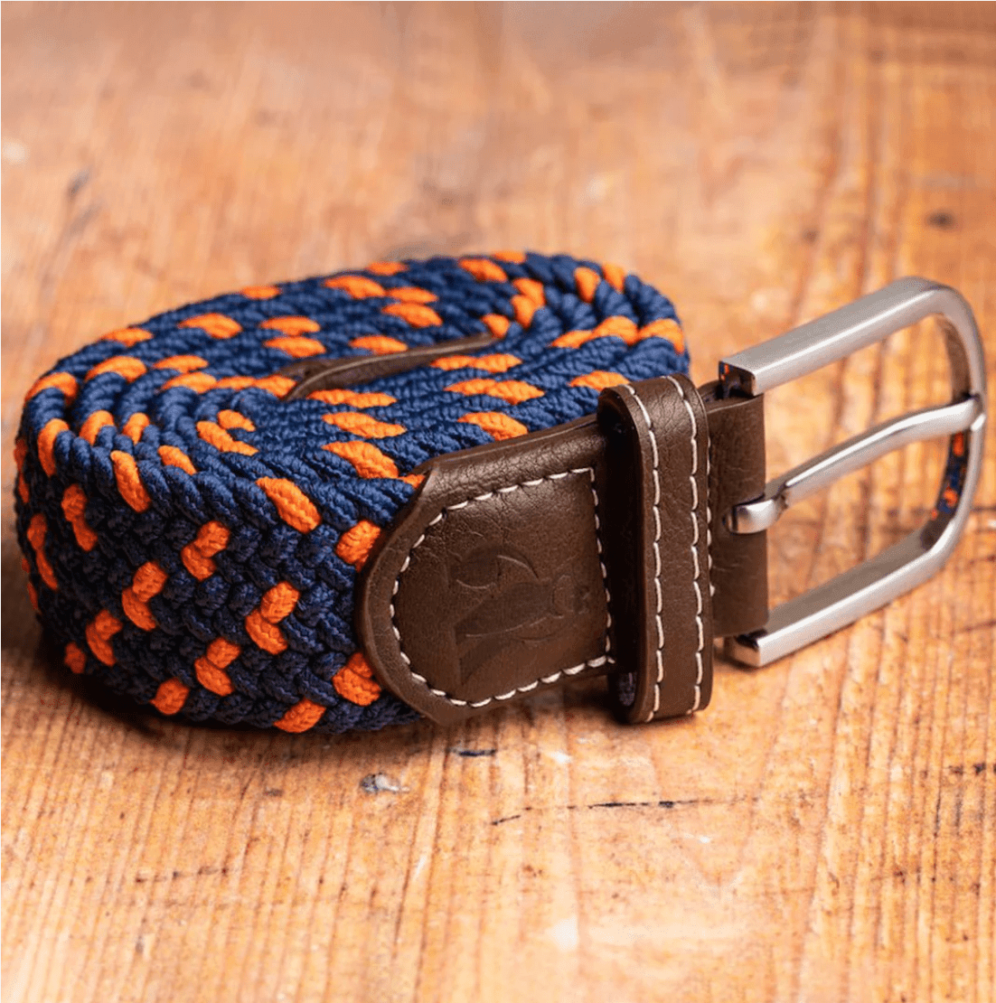 Mens woven belt hot sale