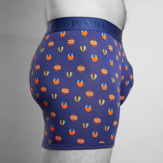 Swole Panda Mens Boxers Bamboo Boxers - Hot Air Balloons