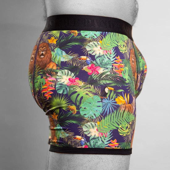 Swole Panda Mens Boxers Bamboo Boxers - Jungle