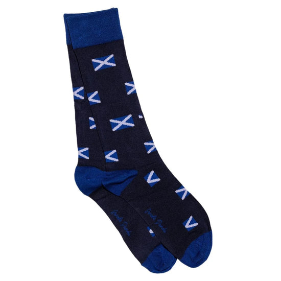 Swole Panda Mens Socks SIZE UK 7-11 (US 8-12/EU 40-47) Scottish Flag Bamboo Socks