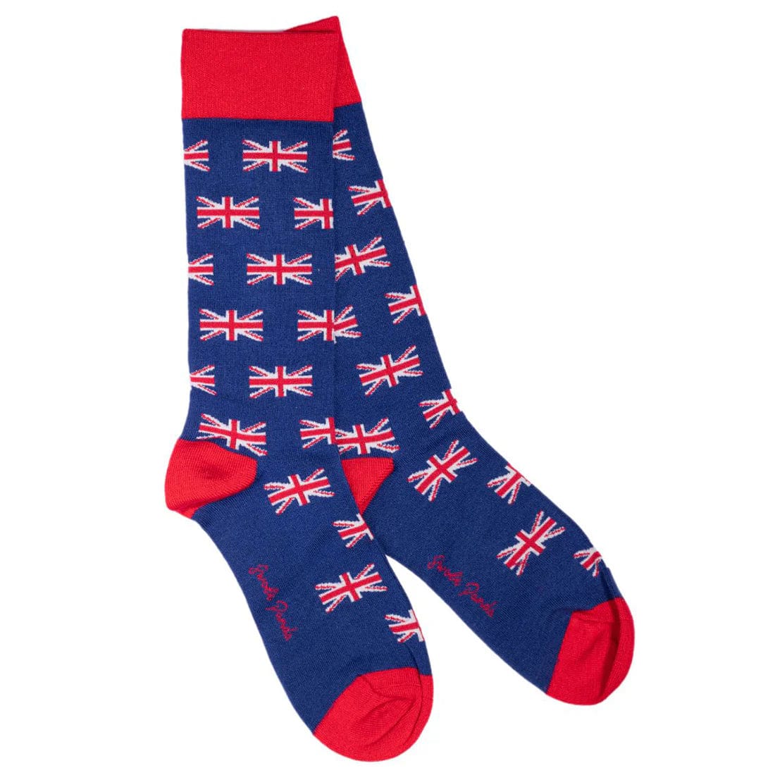 Swole Panda Mens Socks Union Jack Bamboo Socks Size 7 - 11